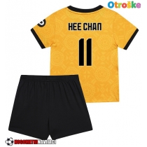 Otroške Nogometnih dresov Wolves Hee-chan Hwang #11 Domači 2025-26 Kratki rokavi (+ hlače)